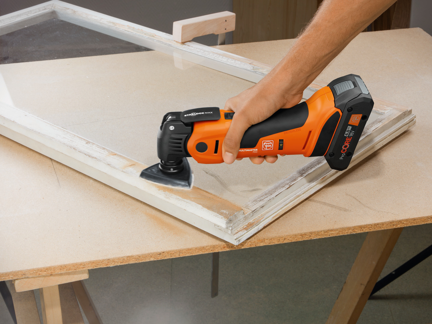 71293661000 FEIN AMM 700 MAX TOP 4AH AS Cordless Multi-Cutter, Cordless