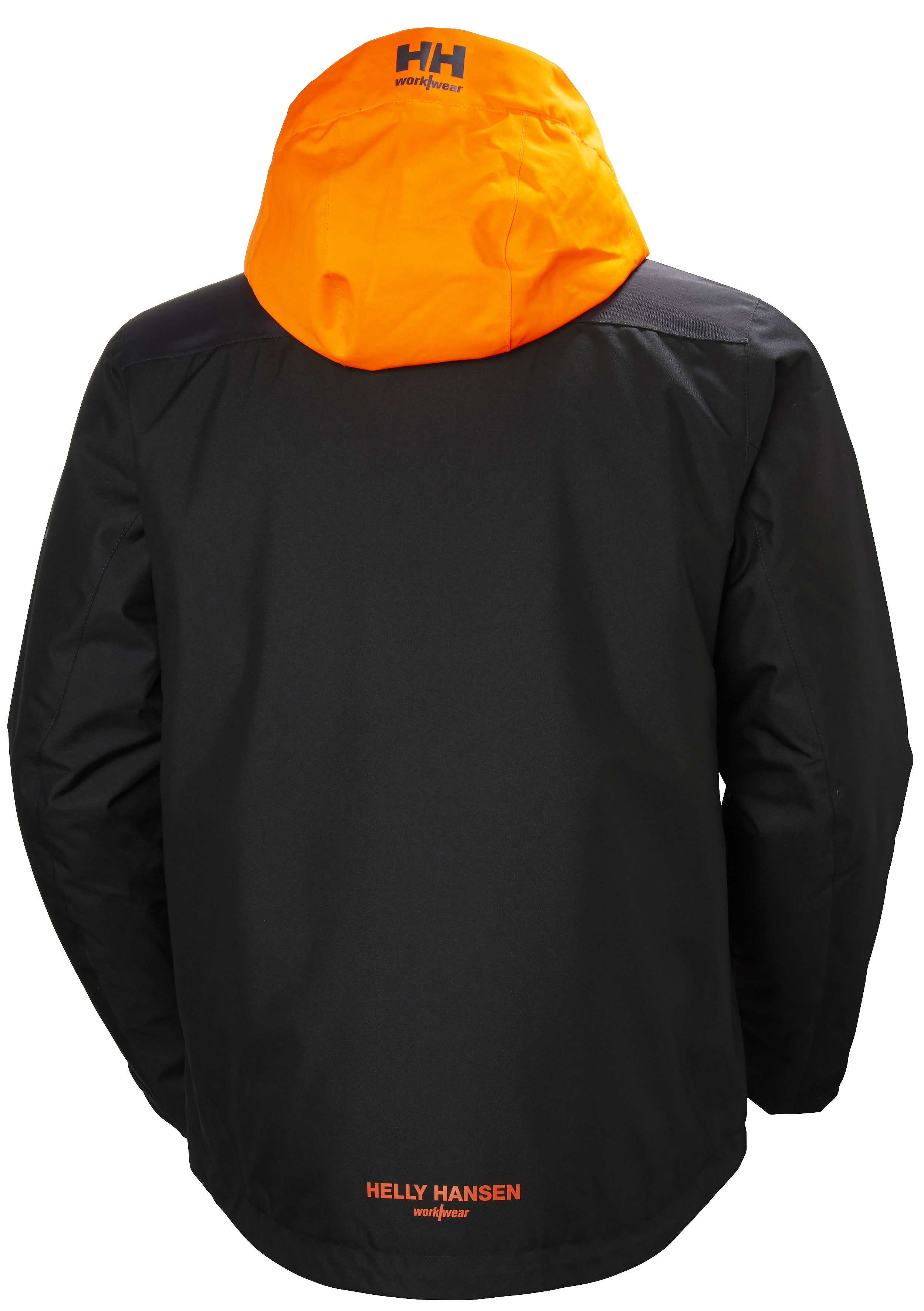 71340-950-xl Helly Hansen Chelsea Evolution Black, Orange Winter Jacket YKK Zip, XL 1 EA
