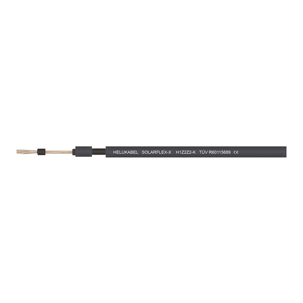 Helukabel Solar Cable 6 mm² CSA Halogen Free, 120 °C, -40 °C 100 m Black