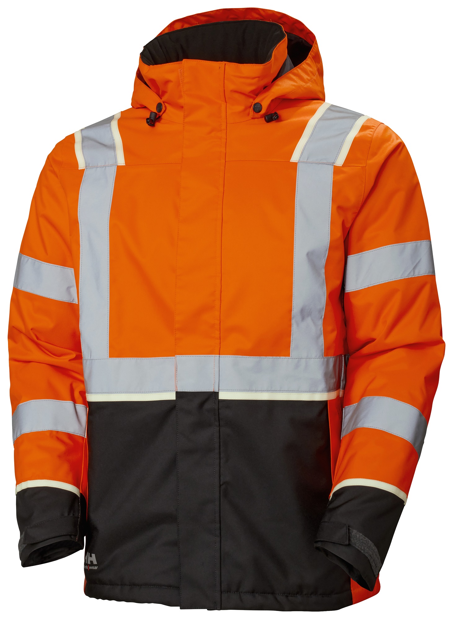 Helly Hansen 71355 White, Green, Black, Yellow Unisex Hi Vis Jacket, S