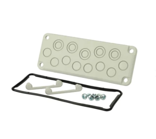 Fibox Structural System Cable Management 62mm Internal Width 193mm Internal Height, 216mm L