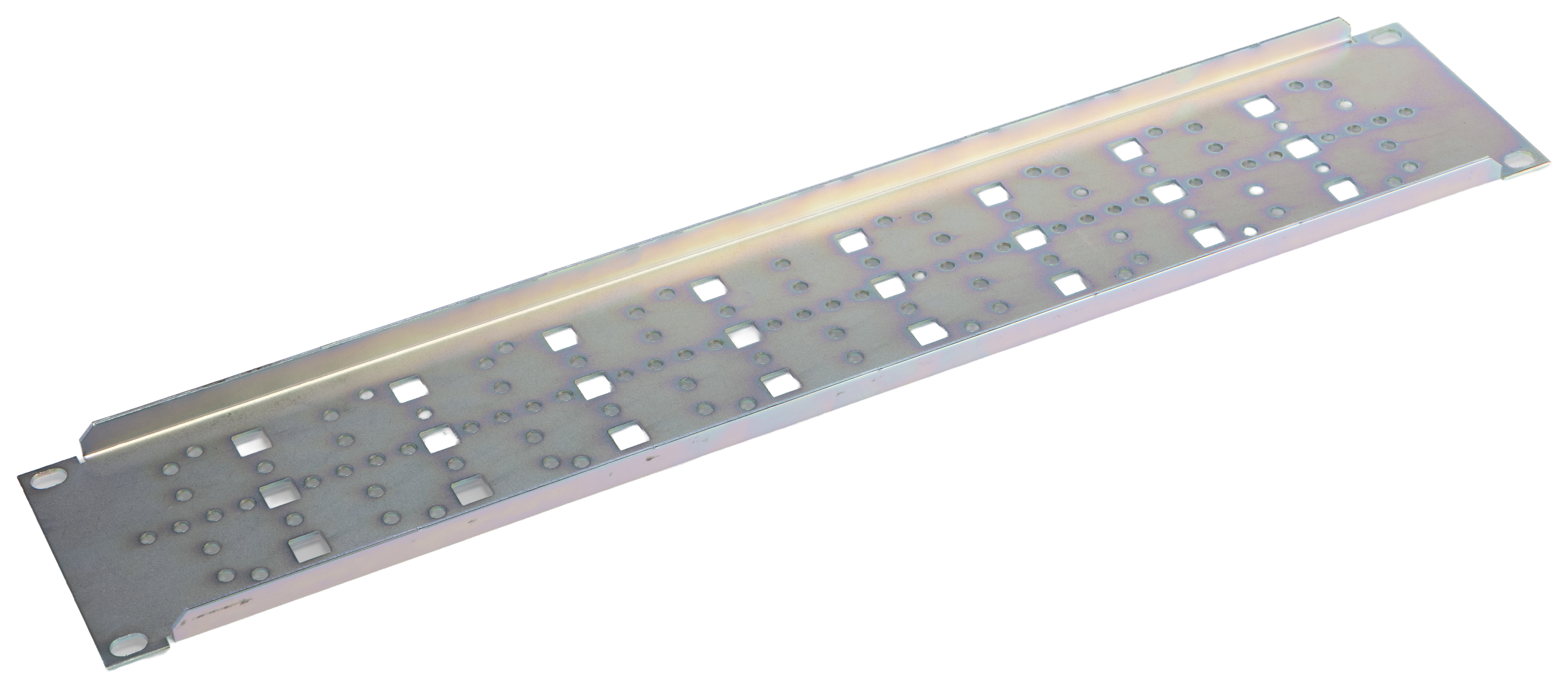 7151300 Rittal Clear Sheet Steel Mount Panel, 2 U 482.6mm