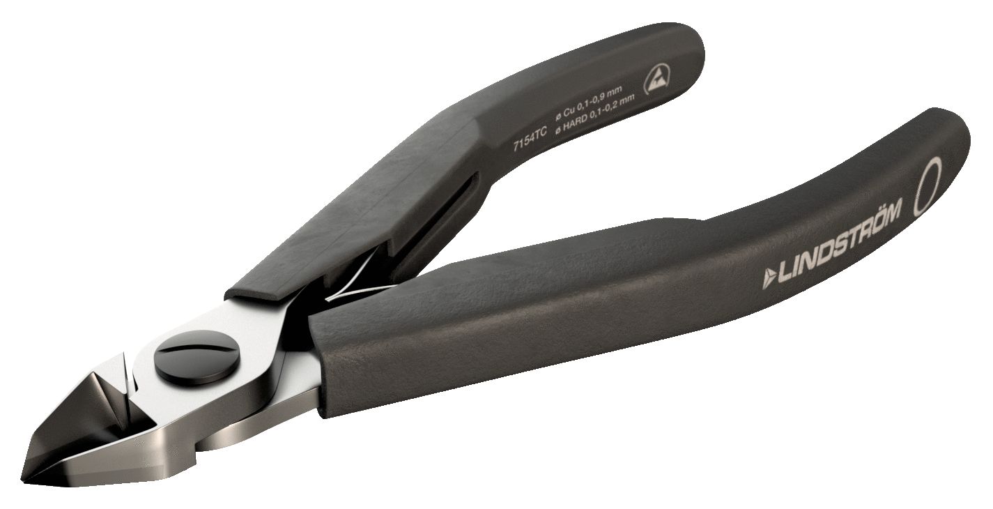 Lindstrom 7154 TC Flush ESD Safe Side cutter