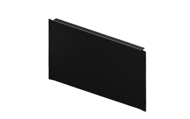 Rittal Black Steel Blanking Panel, 6 U