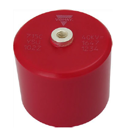 Vishay Single Layer Ceramic Capacitor 10 nF 15kV dc -20 to 80 % Y5U Dielectric, 715C, Screw 85 °C Max Op. Temp.