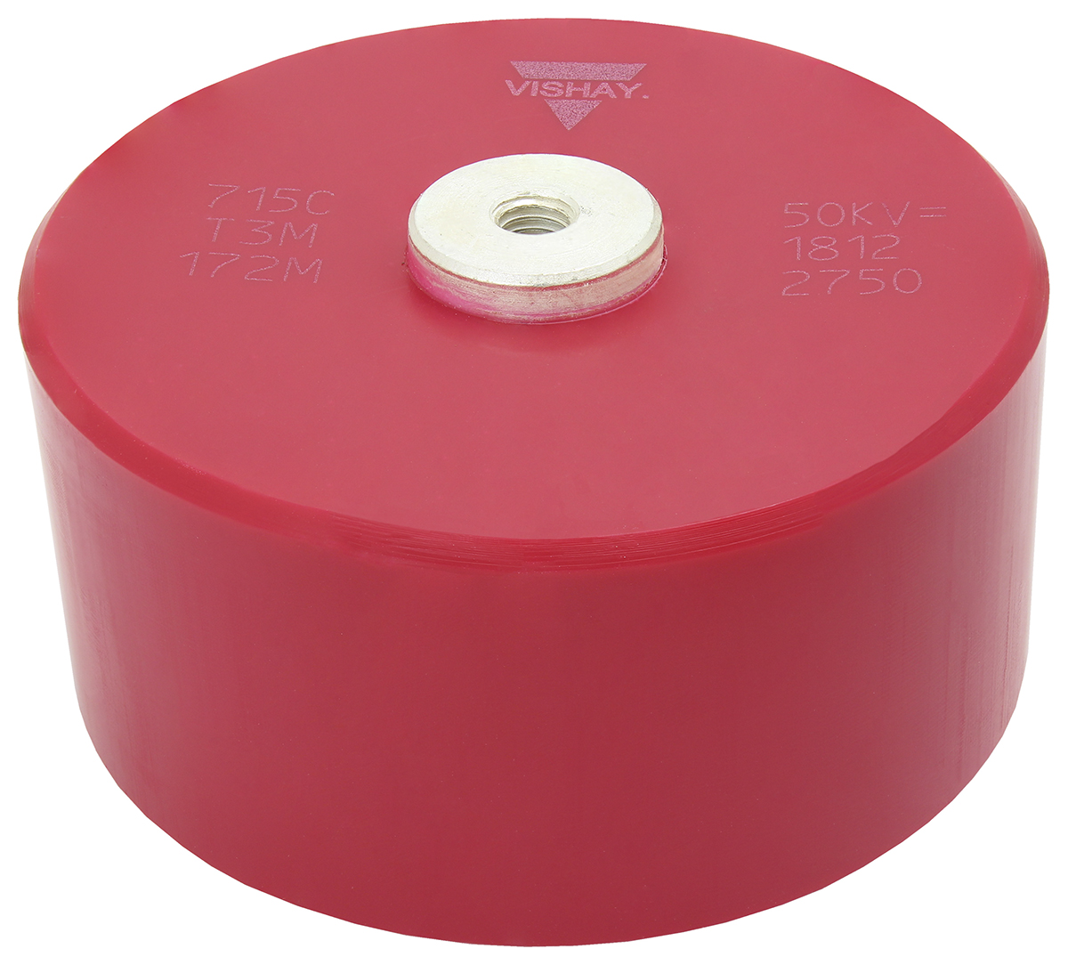 Vishay Single Layer Ceramic Capacitor 1.7 nF 34kV dc ±20 % N4700 Dielectric, 715C50KT, Screw 85 °C Max Op. Temp.