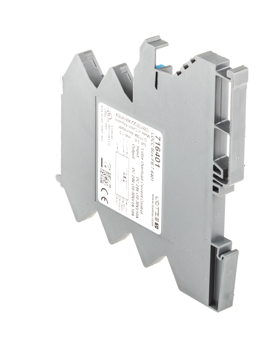 716401 F Lutze Ltd Monitoring Relay, DIN Rail, 1A to 10A