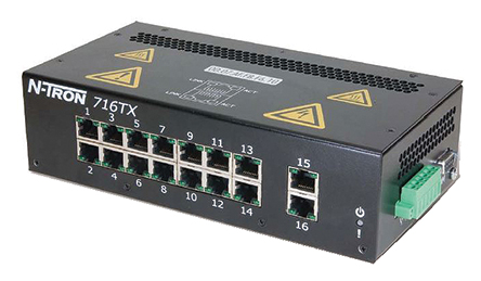 N-Tron Managed 16 Port Ethernet Switch