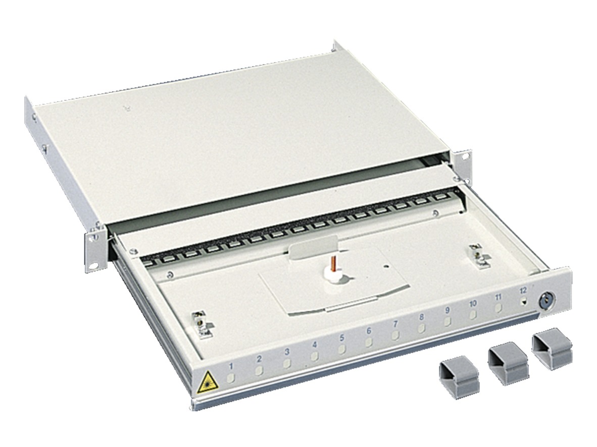 Rittal 2 Port Fibre Optic Patch Panel, 1 U