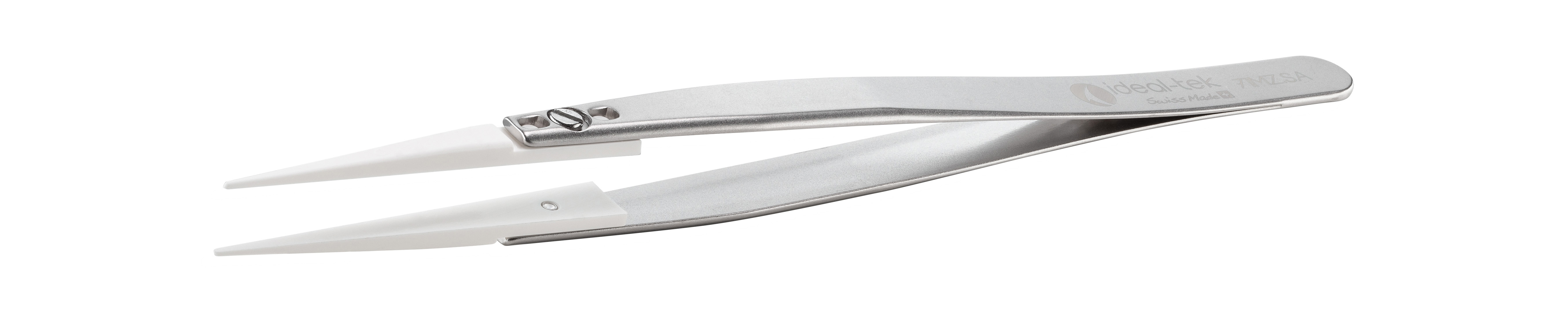 ideal-tek 135mm Zirconia Aluminium, Aluminium Fine Tweezer