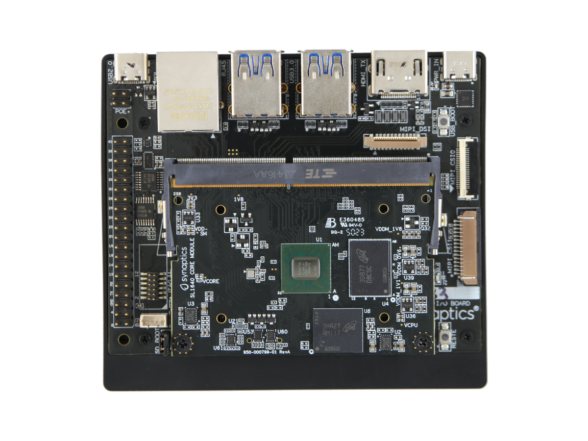 720-000276-01 Synaptics® Astra Machina Synaptics SL1640 Embedded IoT Processor Development Kit