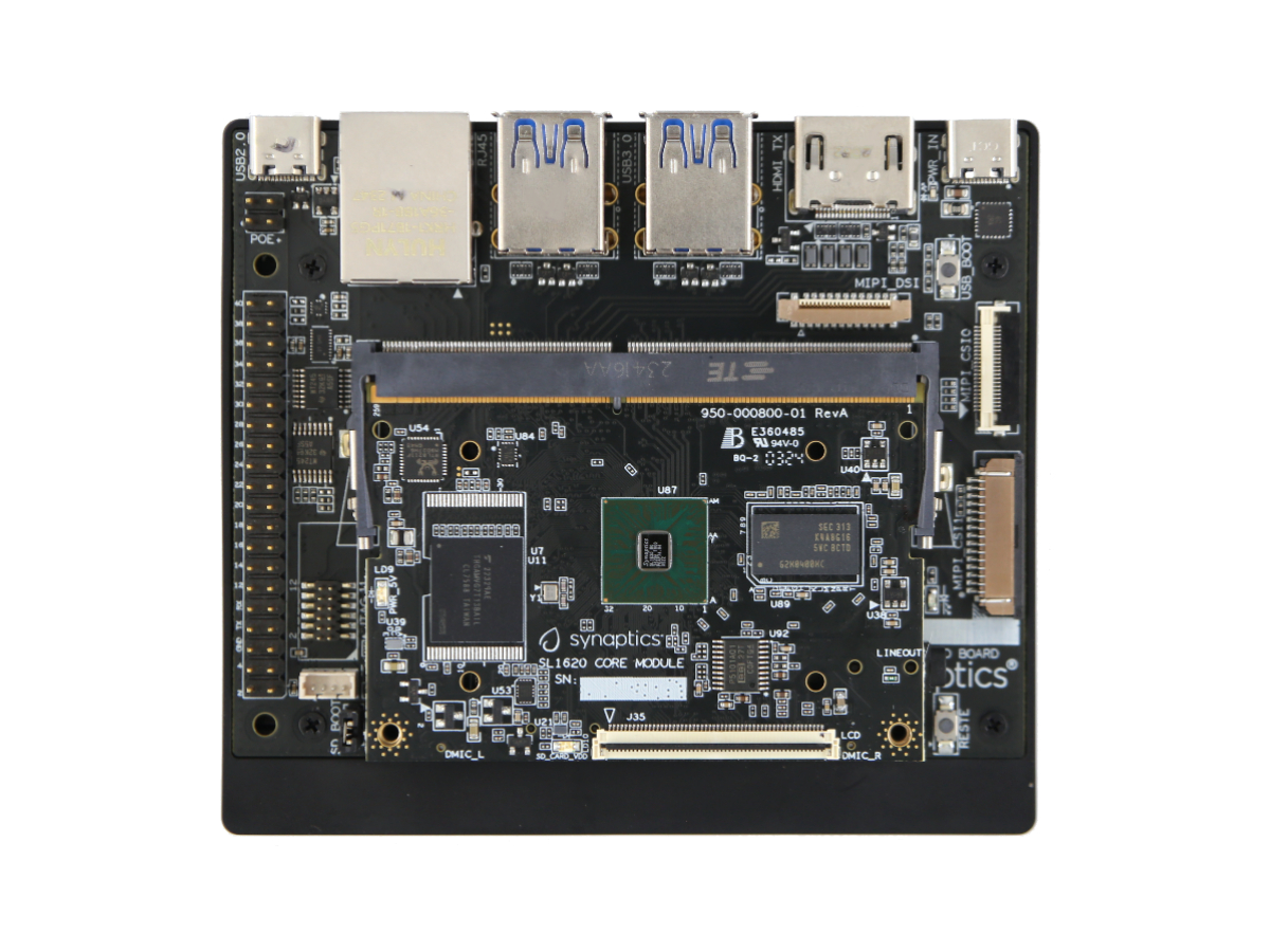 720-000277-01 Synaptics® Astra Machina Synaptics SL1620 Embedded IoT Processor Development Kit