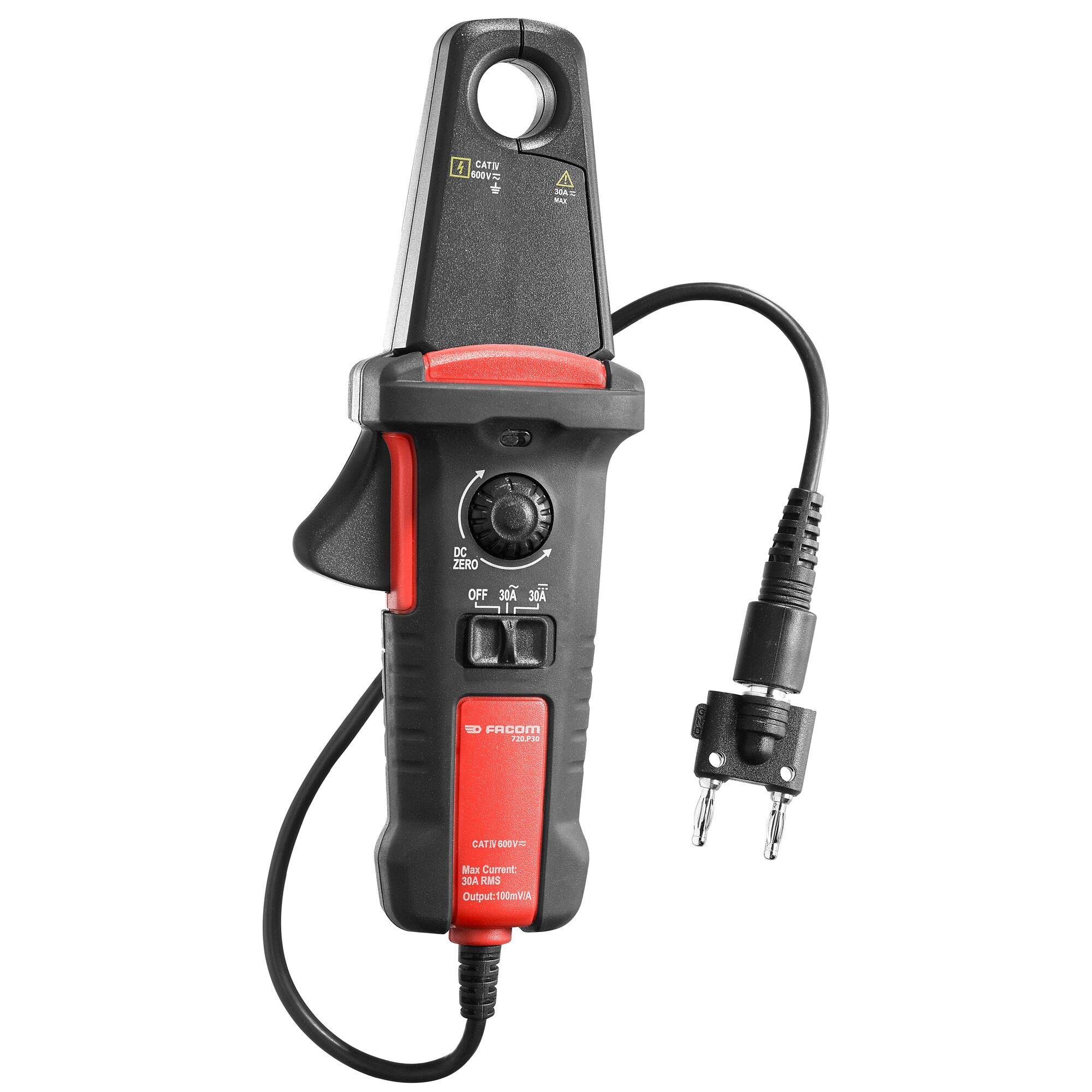 Facom 720.P30PB Clamp Meter, 30 A dc 30 A ac 600 V dc 600 V ac ARM Cortex
