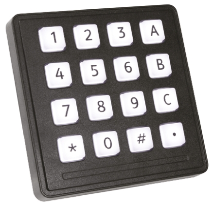 Storm IP65 16 Key Illuminated Polymer Keypad