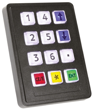 Storm IP65 12 Key Illuminated Polymer Keypad