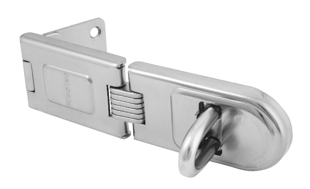 Master Lock Hardened Steel Hasp & Staple, 11 mm 160 mm