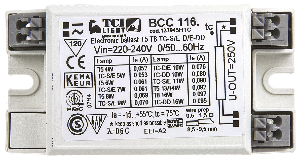 721-0841 RS PRO 1 x 10 → 16 W, 1 x 10 to 16 W, 1 x 10 W, 1 x 16 W, 1 x 4 → 14 W, 1 x 4 to 14 W, 1 x 5 → 11