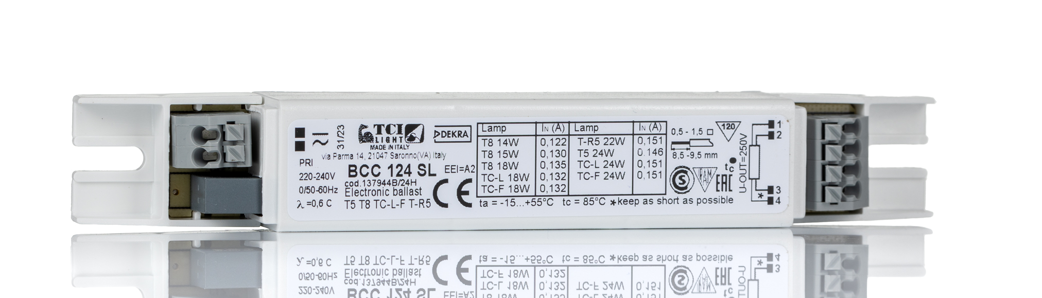 RS PRO 14 → 24 (Fluorescent) W, 18 → 24 (CFL) W Electronic Fluorescent, Compact Fluorescent Lighting