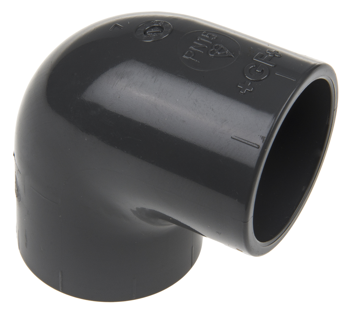 Georg Fischer Plastic Pipe Fitting, 90° Push-in Elbow 3/4 in