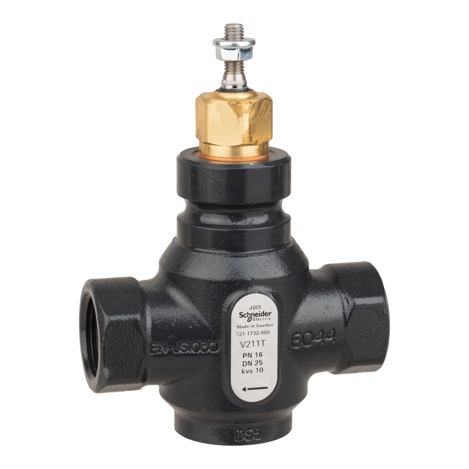 Schneider Electric Cast Iron Globe Valve 7211732000, Rp Internal 399.9 kPa