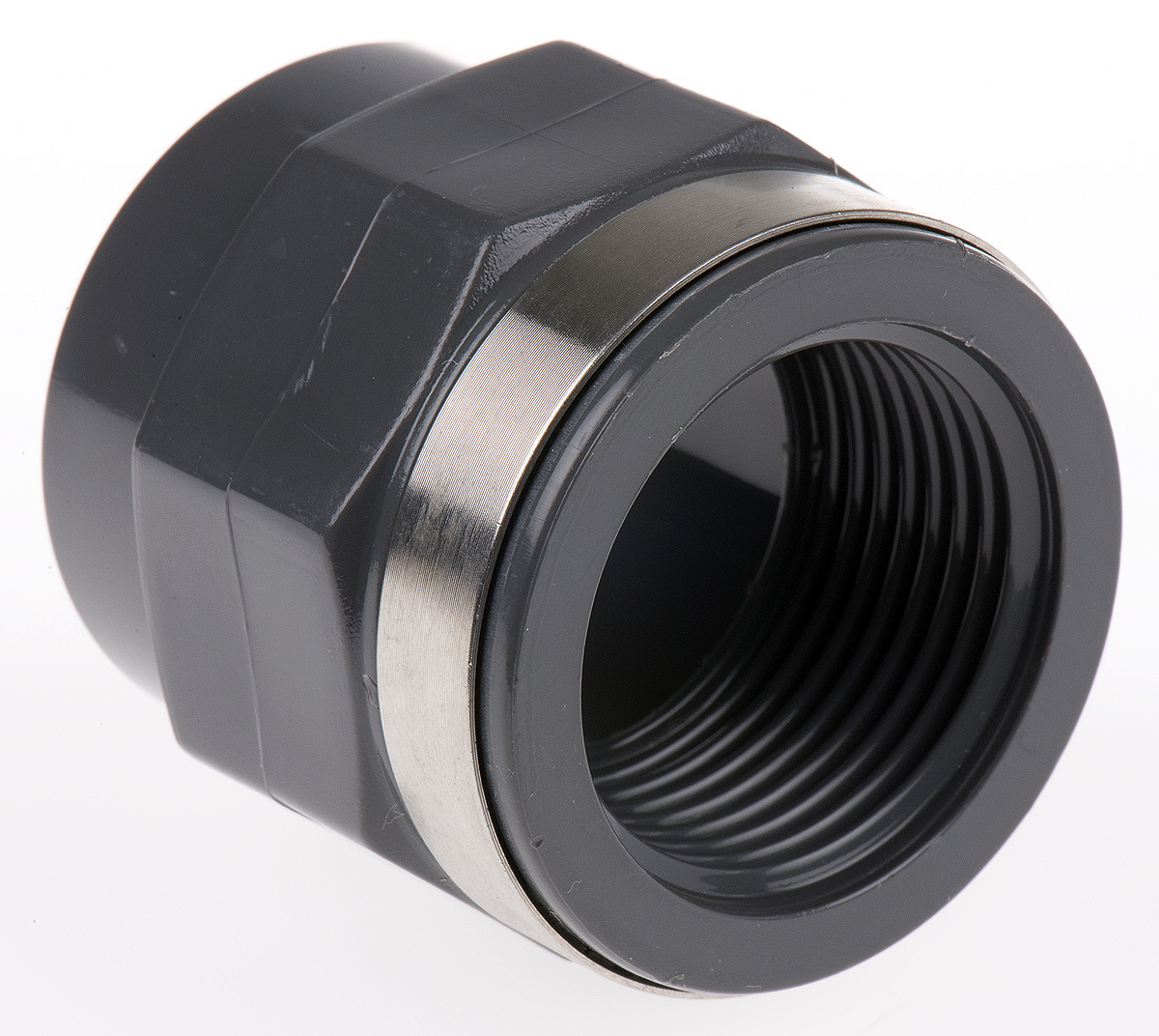 Georg Fischer Plastic Pipe Fitting, Straight Push-in Socket 1 in 1 in