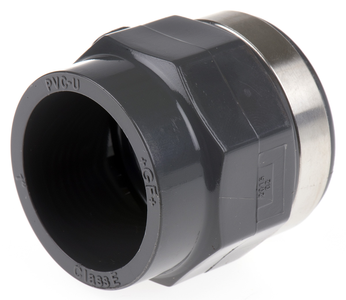 721911008 Georg Fischer Plastic Pipe Fitting, Straight Push-in Socket 1 in 1 in
