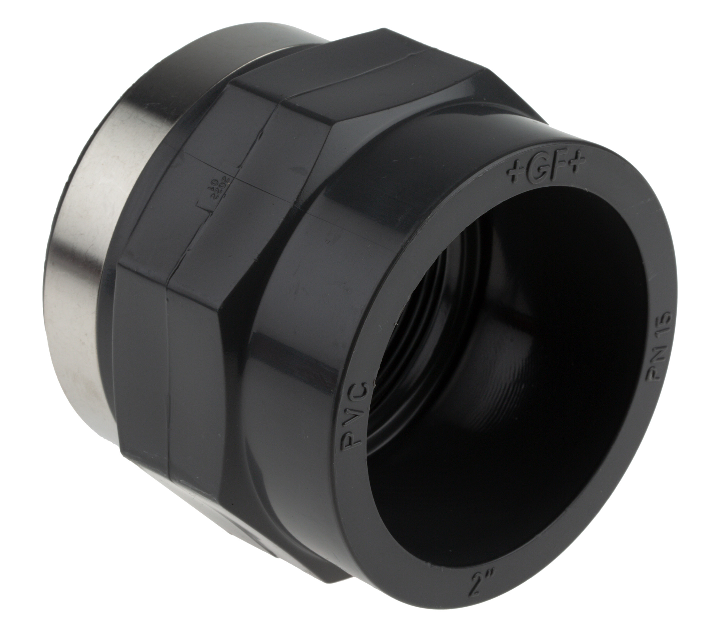 Georg Fischer Plastic Pipe Fitting, Straight Push-in Socket 2 in