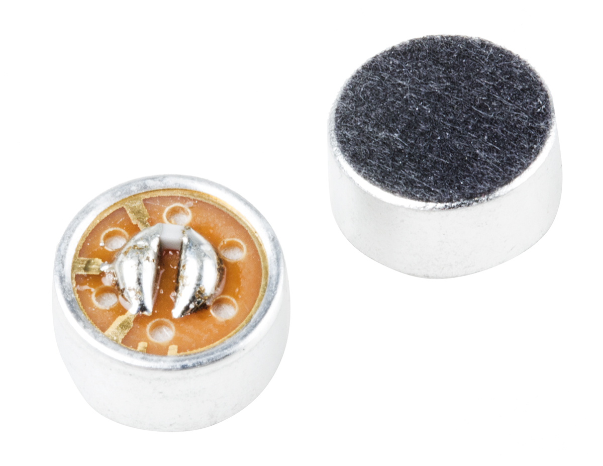 RS PRO Uni-Directional, Surface Mount 9.7 mm Microphone Condenser -47dB