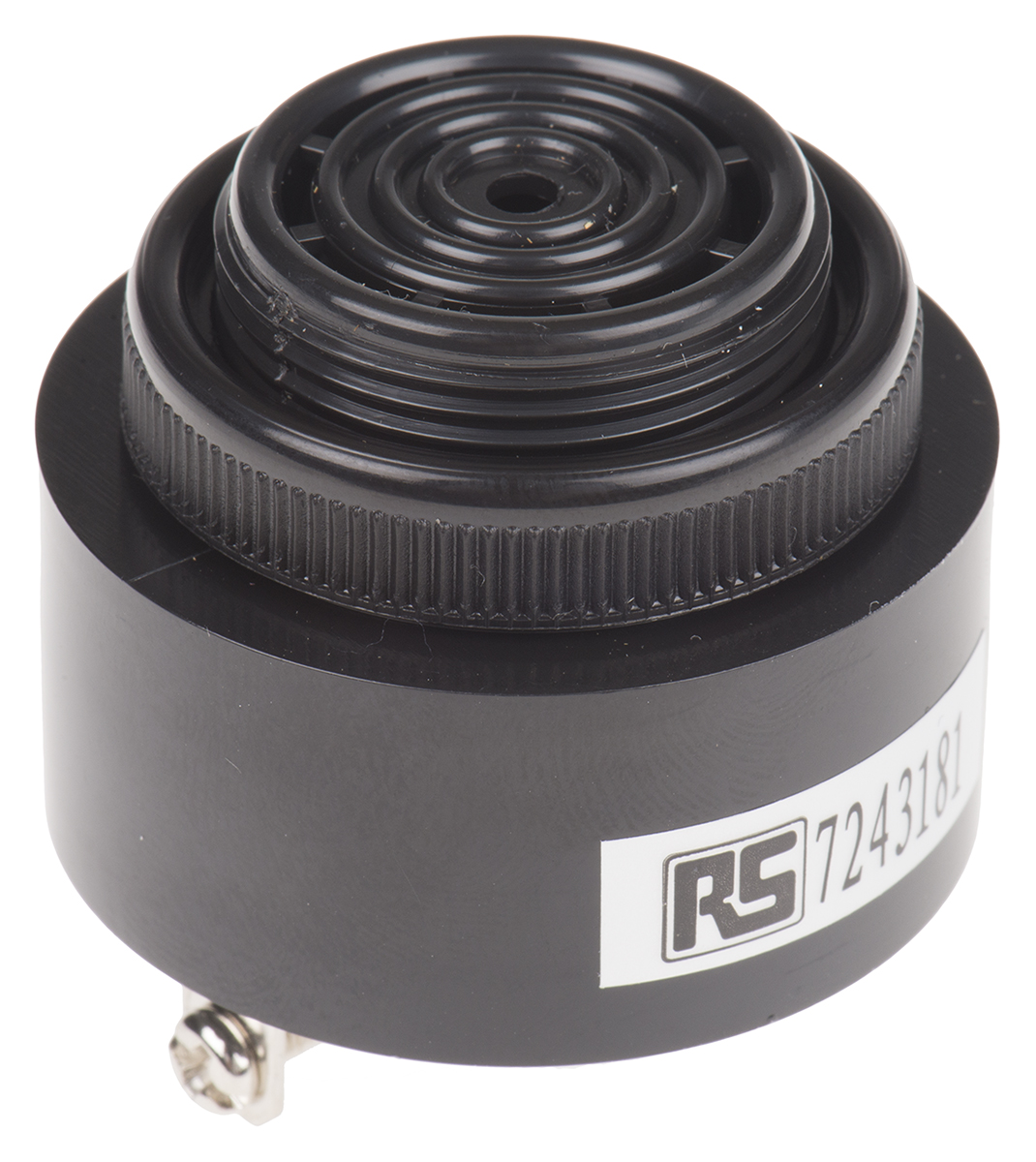 RS PRO 88 dB Panel Mount Fast Pulse Internal 20 mm Piezo Buzzer Component 6 V dc Min 28V dc Max