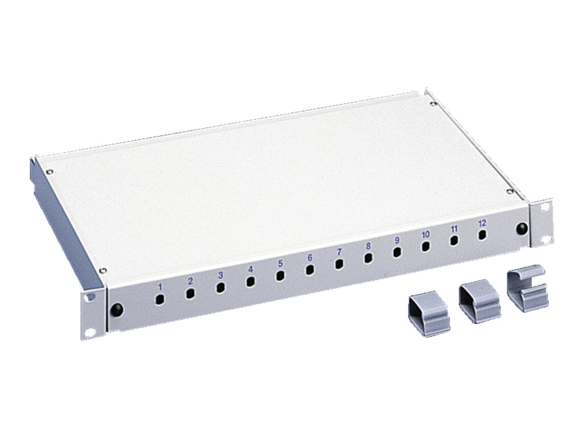 Rittal 2 Port Fibre Optic Patch Panel, 1 U 482.6 mm
