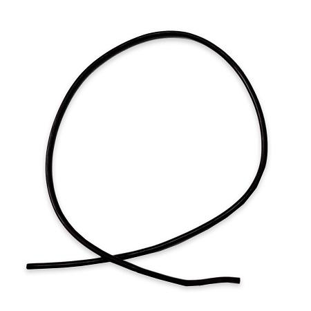 Mueller Electric WI-M / Silicone Wire Series Black 0.52 mm² Hook Up Wire, 20 AWG, 41 x 0.127 mm, 15.2m, Silicone