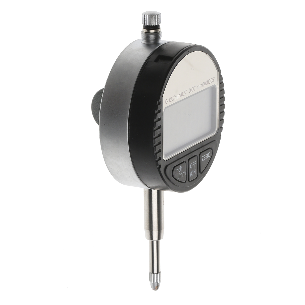 725-1426 RS PRO Imperial & Metric Dial Indicator 12.5 mm Max. Measurement, 0.001 mm Resolution, ±0.005 mm Accuracy, UKAS