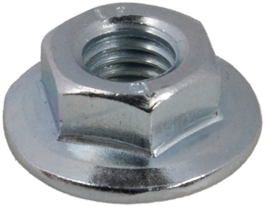 RS PRO, Plain Stainless Steel Flanged Hex Nut, DIN 6923, Metric