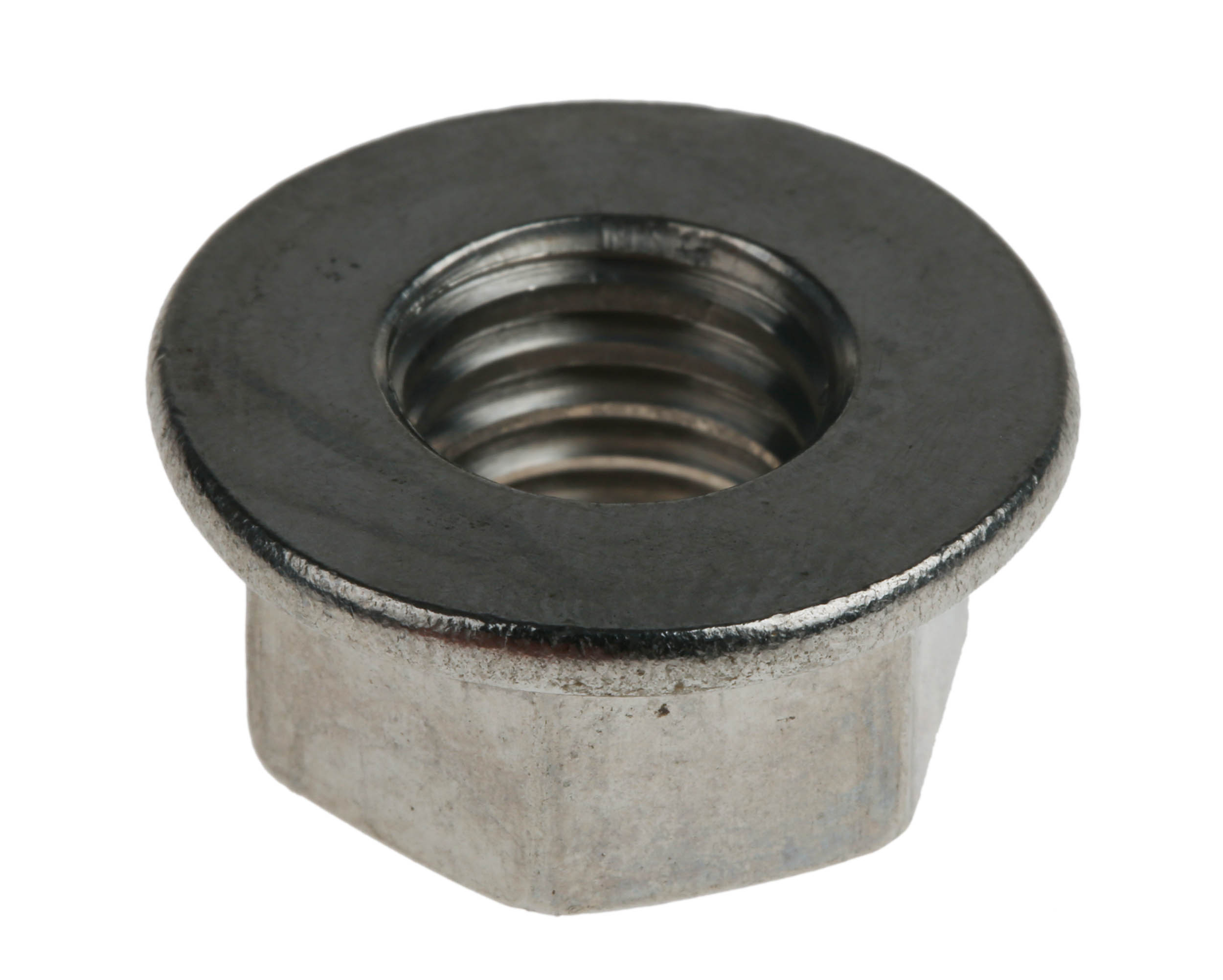 725-9656 RS PRO, Plain Stainless Steel Flanged Hex Nut, DIN 6923, Metric