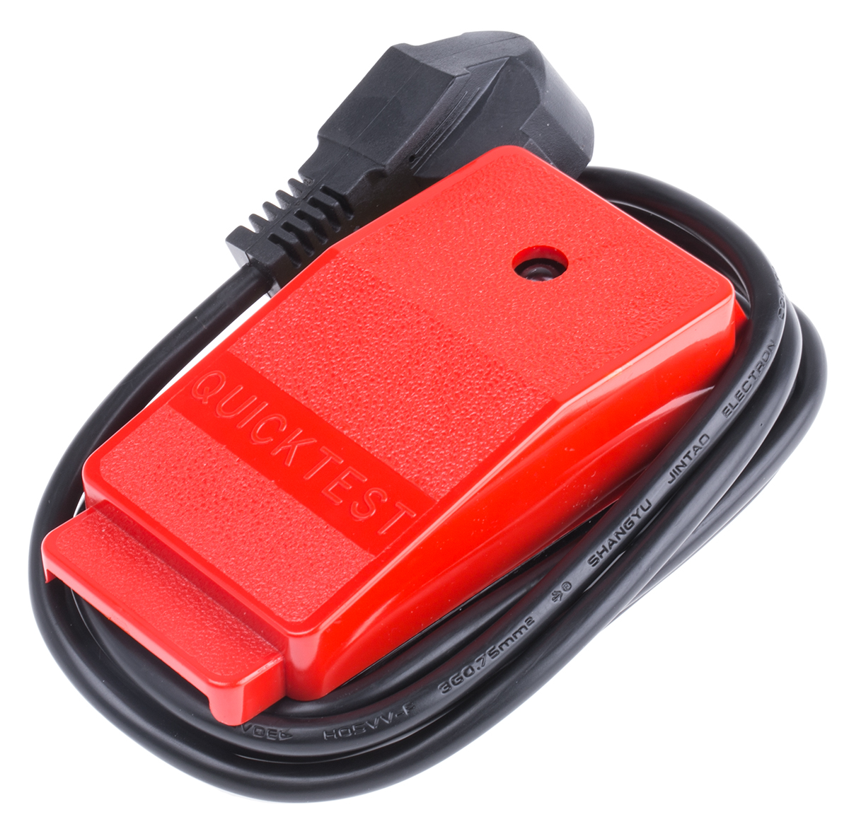 RS PRO Test Plug Cable Entry 4 to 7 mm, 240V ac, 5A, with 1.5 m Cord Included