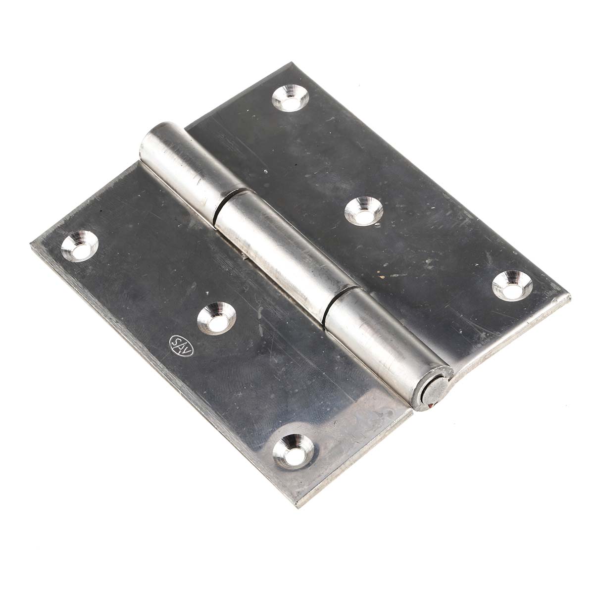 726-4119 RS PRO Stainless Steel Butt with a Fixed Pin, Screw Fixing, 100 mm x 80 mm x 3 mm