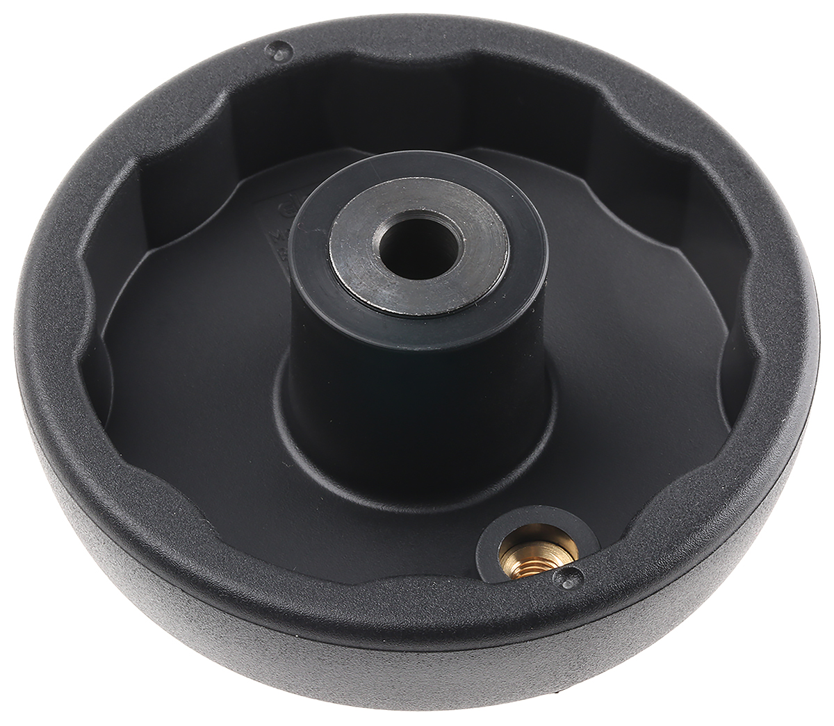 72651 Elesa Black Technopolymer Hand Wheel, 83 mm diameter