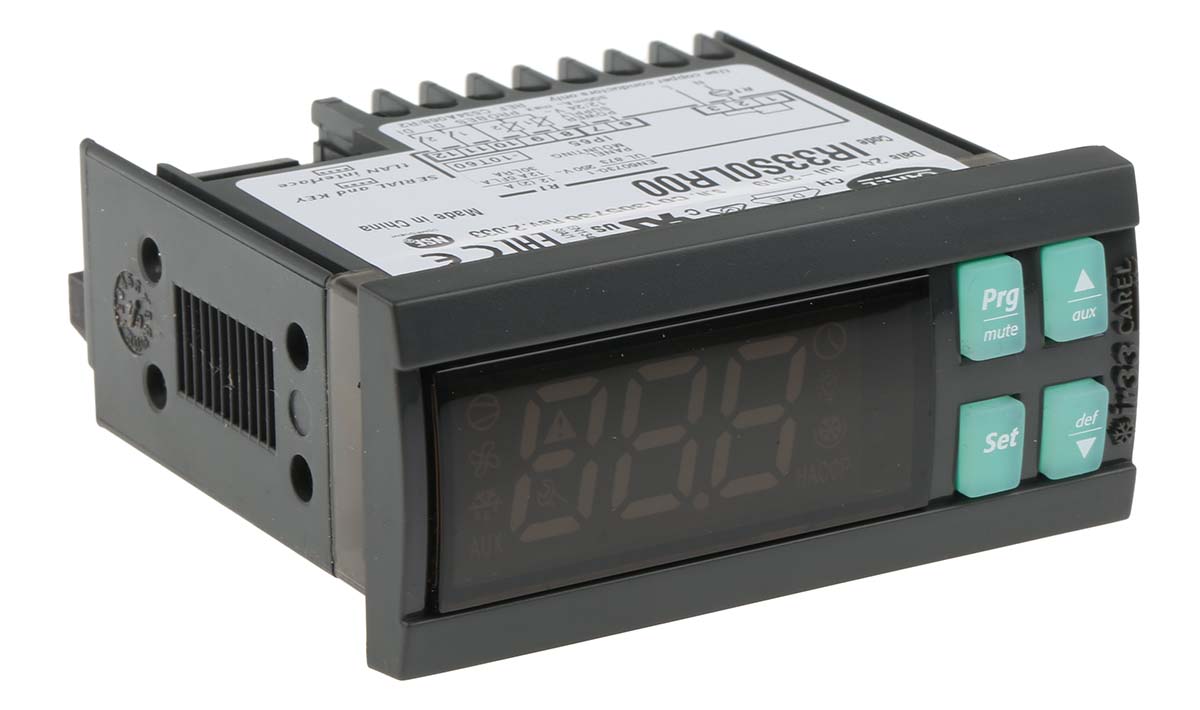ir33s0lr00 Carel IR33 On/Off Temperature Controller, 76.2 x 34.2mm, 12 → 24 V ac/dc Supply Voltage