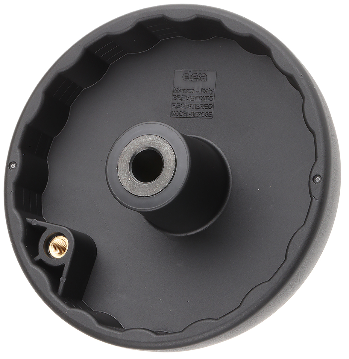 72751 Elesa Black Technopolymer Hand Wheel, 150 mm diameter