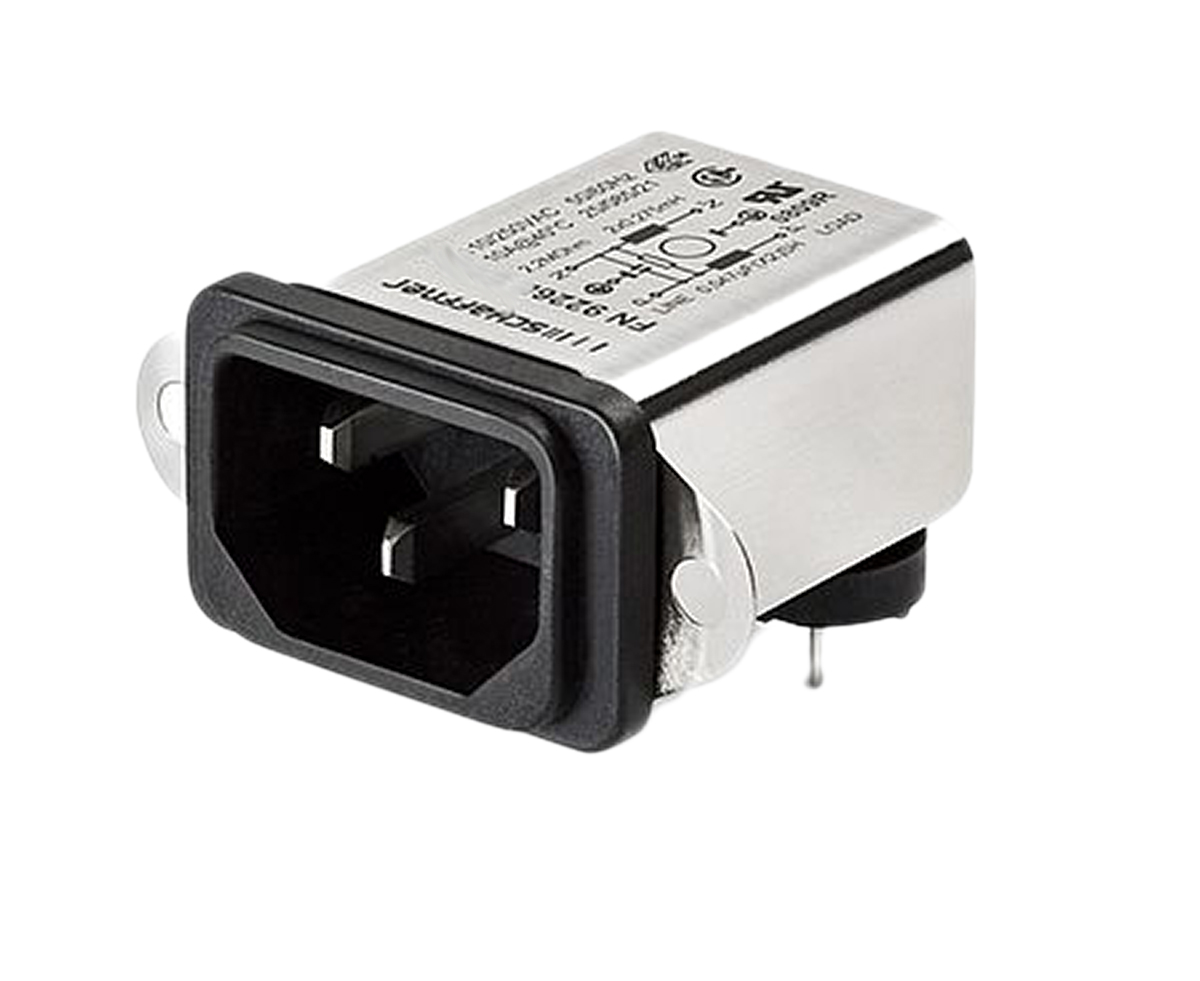 Schaffner 6A, 250 V ac Panel Mount IEC Inlet Filter FN9226-6-06, Faston