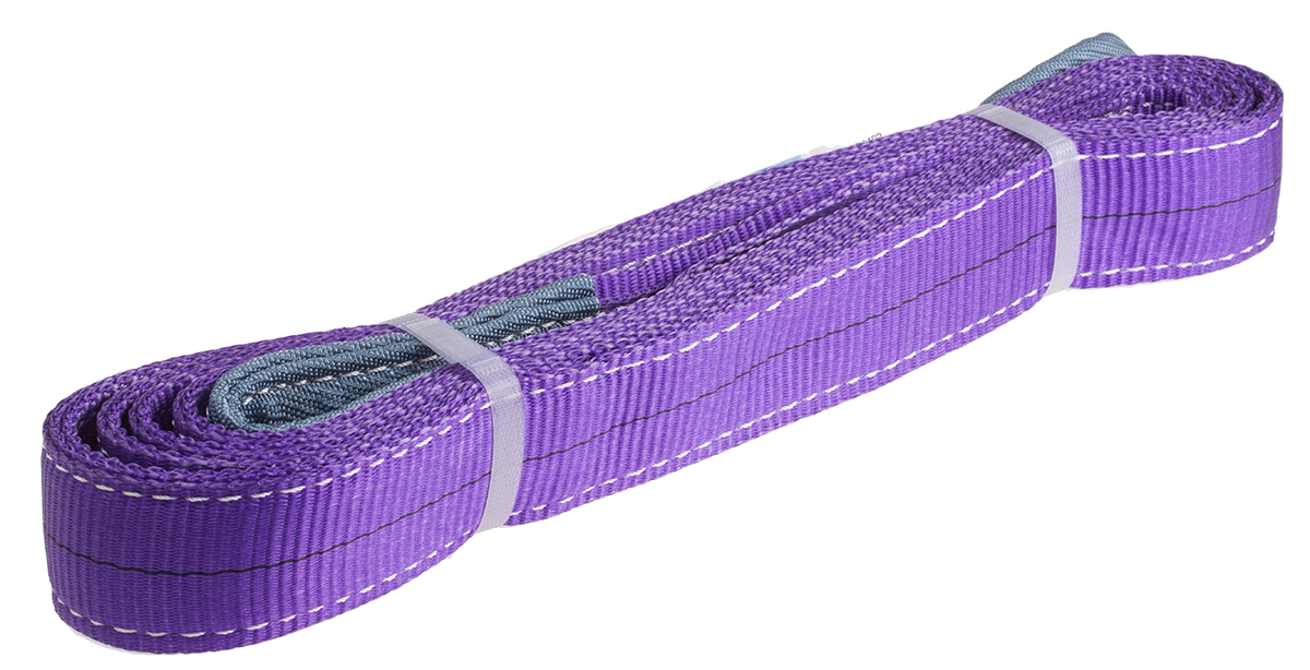 RS PRO 4 m Purple Lifting Sling Webbing, 1 t