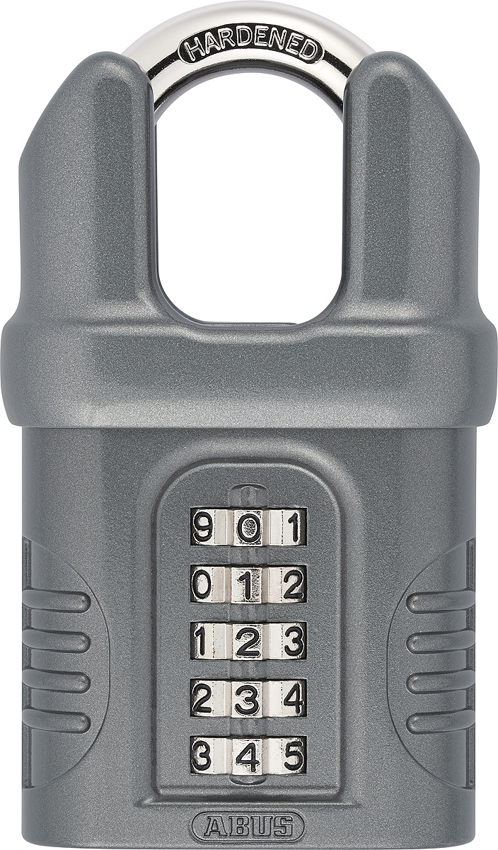ABUS Combination Padlock Zinc Padlock Weatherproof, 8 mm Shackle, 65 mm Body