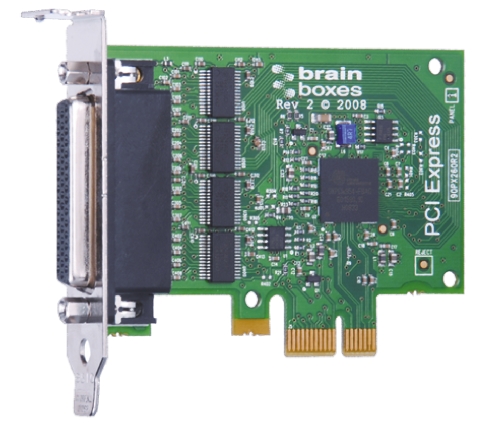 Brainboxes 4 Port PCIe RS232 Serial Card