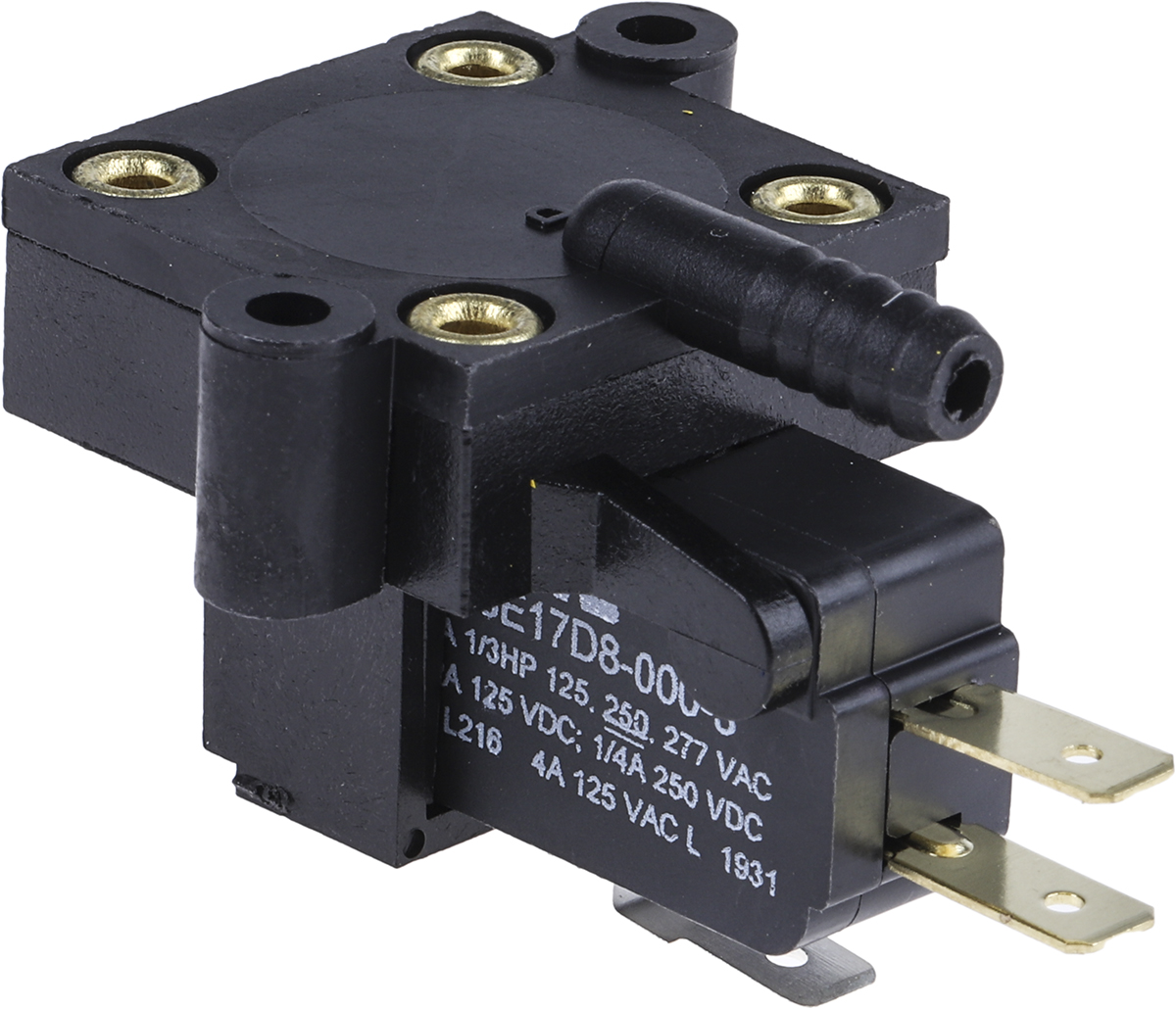 Herga Pressure Sensor, 0.07bar Min, 2.75bar Max, Relay Output, Differential Reading