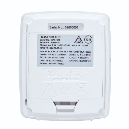 0572-2023 Testo 160 THE Temperature & Humidity Data Logger, Wi-Fi