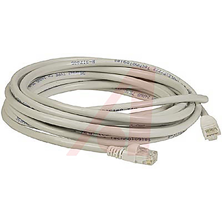 Cinch 73, 15 m Cat5e Ethernet Cable, White Polyvinyl Chloride Sheath Unscreened, Unshielded