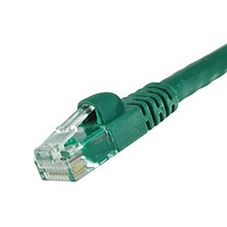 Cinch 73 Cat6 Ethernet Cable, 15 m, Green, Unshielded Unscreened Polyvinyl Chloride Sheath