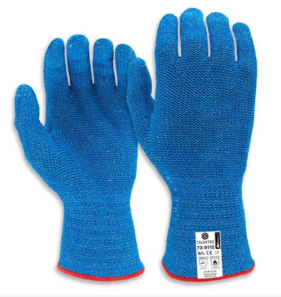 Tilsatec Blue Glove, Size 10, Uncoated Coating