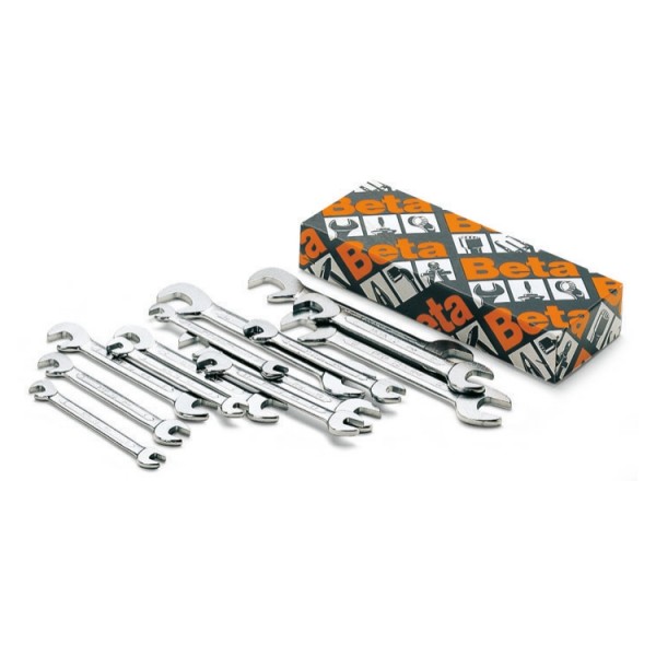 BETA 13-Piece Double Ended Open Spanner, 12 mm, 6 mm, 7 mm, 4 mm, 10 mm, 5 mm, 5.5 mm, 14 mm, 11 mm, 13 mm, 9 mm, 4.5