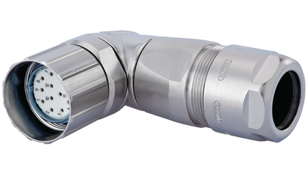 Hummel Circular Connector, 6 Contacts, Cable, M23 Connector, Socket, Female, IP67, IP69K, M 23 EMV Hummel Series